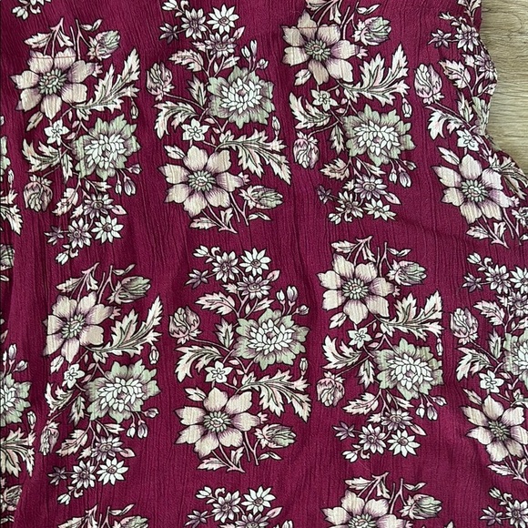 American Eagle Outfitters Red Long Sleeve Wrap Dress - Picture 12 of 13